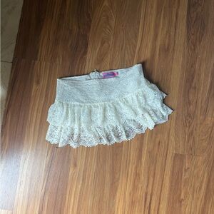 White Edikted Skirt
